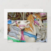 Carrouselpaarden Briefkaart (Voorkant / Achterkant)