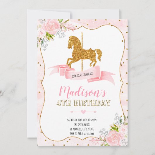 Carrouselpartij Kaart (Voorkant)