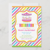 Carrouseluitnodiging / Carrouseluitnodiging Kaart (Voorkant)