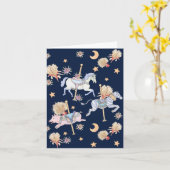 CarrouselWenskaart Kaart (Gele Bloem)