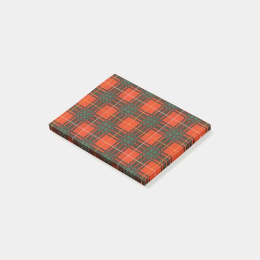 Carruthers clan Pset Scottish kiltartan Post-it® Notes (Schuin)