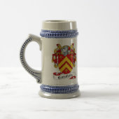 Carruthers Coat of Arms Stein - Family Crest Bierpul (Links)