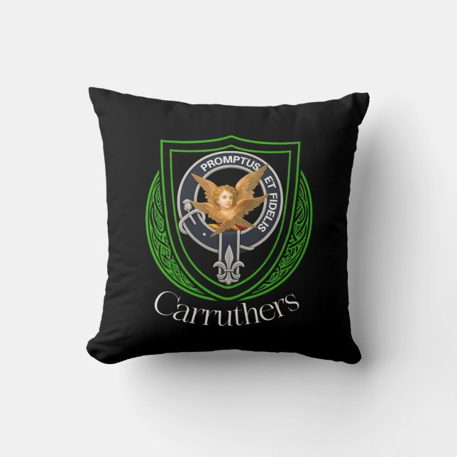 Carruthers Scottish Clan Crest Kussen (Voorkant)