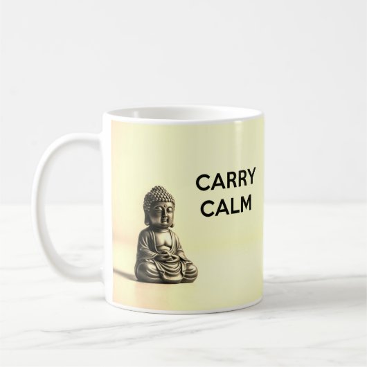 Carry Calm Zen Buddha Quote Mok (Links)