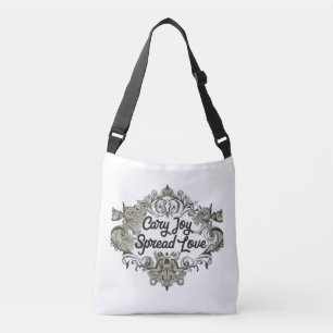 Carry Joy, Spread Love – Cross-Body Bag Crossbody Tas