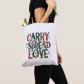 Carry Joy, Spread Love Shoulder Tas (Dichtbij)