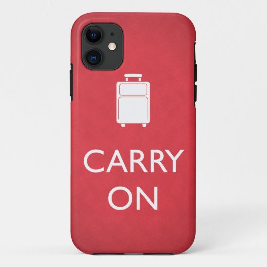 Carry on Luggage Funny Meme Case-Mate iPhone Case (Achterkant)