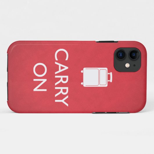 Carry on Luggage Funny Meme Case-Mate iPhone Case (Achterkant (horizontaal))