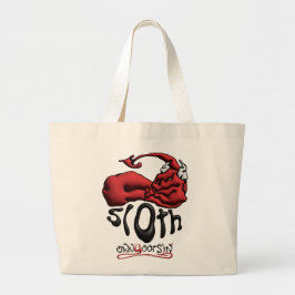 Carry Your Sin Sloth  Grote Tote Bag