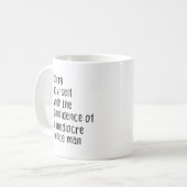 Carry yourself with the confidence of a mediocre  koffiemok (Voorkant links)