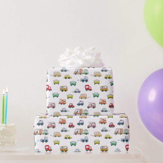 Cars Pattern Cadeaupapier (Feestgeschenken)