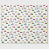 Cars Pattern Cadeaupapier (Vlak)