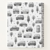 Cars Pattern Notitieboek (Achterkant)