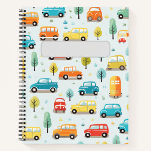 Cars Pattern Notitieboek