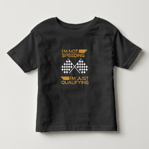 Cars Racing Gift Speeding Qualifying Racer Kinder Shirts