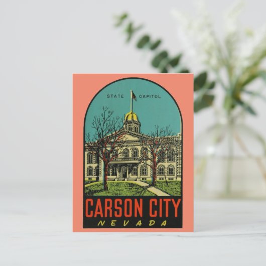 Carson City, Nevada Carte postale (Debout devant)