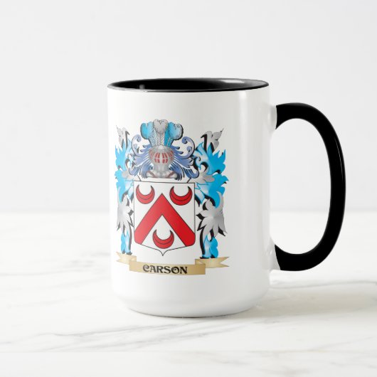 Carson Coat of Arms - Family Crest Mok (Rechts)