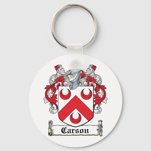 Carson Family Crest Sleutelhanger (Voorkant)