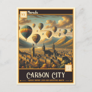 Carson, Nevada Briefkaart