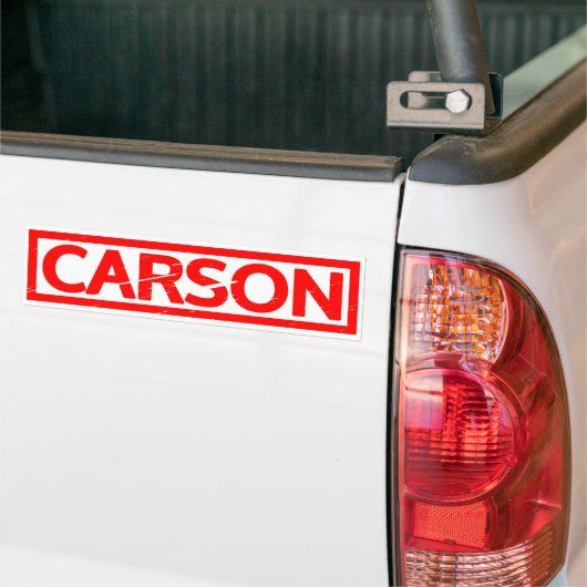 Carson Stamp Bumpersticker (Op Truck)