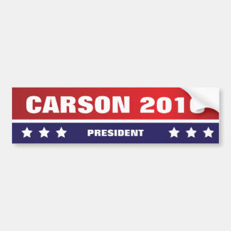Carson voor President Bumpersticker 2016