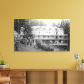 Carson, WA Shipherd's Springs Hotel Uitzicht 2 Canvas Afdruk (Insitu (Woonkamer))