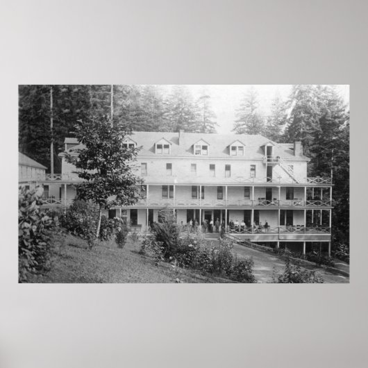 Carson, WA Shipherd's Springs Hotel Uitzicht 2 Poster (Voorkant)