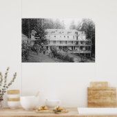 Carson, WA Shipherd's Springs Hotel Uitzicht 2 Poster (Keuken)