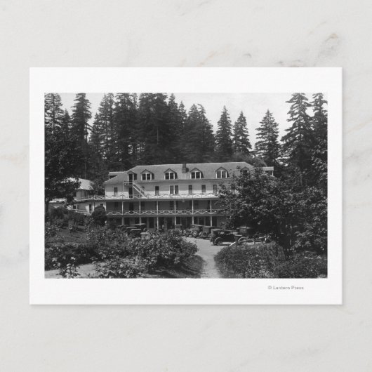 Carson, WA Shipherd's Springs Hotel Uitzicht Briefkaart (Voorkant)