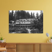 Carson, WA Shipherd's Springs Hotel Uitzicht Canvas Afdruk (Insitu (Woonkamer))