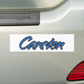 Carsten Blue Autocollants (En voiture)
