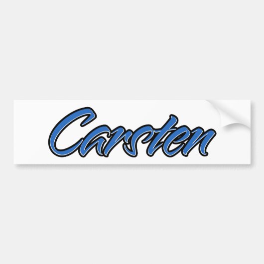 Carsten Blue Autocollants (Devant)