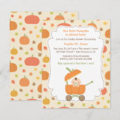 Cart Invitation Bébé Fête de Naissance Thème Citro (Devant / Derrière)