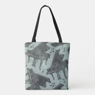 Cartable de piano de note de musique de sac