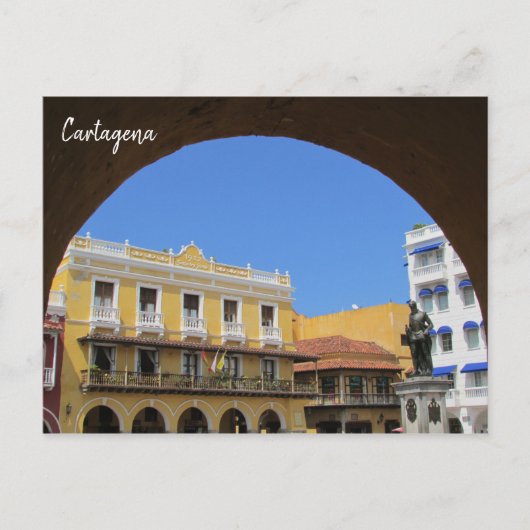 Cartagena arch briefkaart (Voorkant)