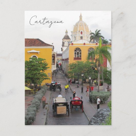 cartagena briefkaart (Voorkant)