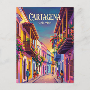 Cartagena Colombia Briefkaart