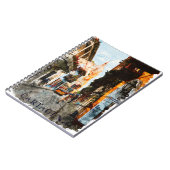 Cartagena Colombia City Street Uitzicht Notitieboek (Linkerzijde)