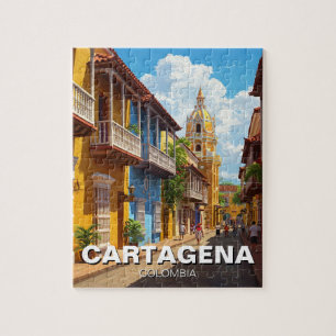 Cartagena Colombia Reizen Legpuzzel
