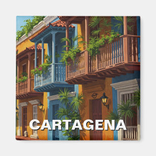Cartagena Colombia Reizen Magneet