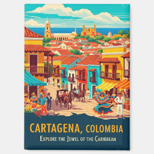  Cartagena Colombia Reizen Magneet