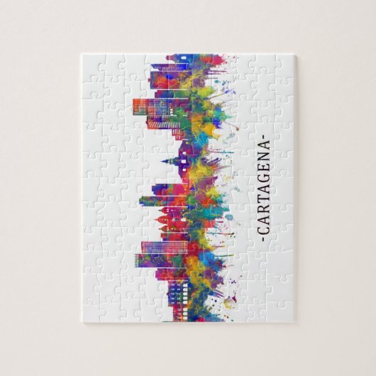 Cartagena Colombia Skyline Legpuzzel (Verticaal)