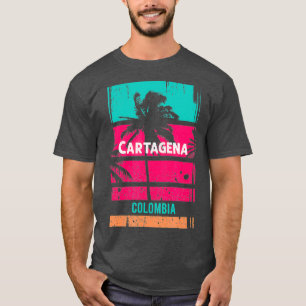 Cartagena Souvenir Colombia Herinnering T-shirt