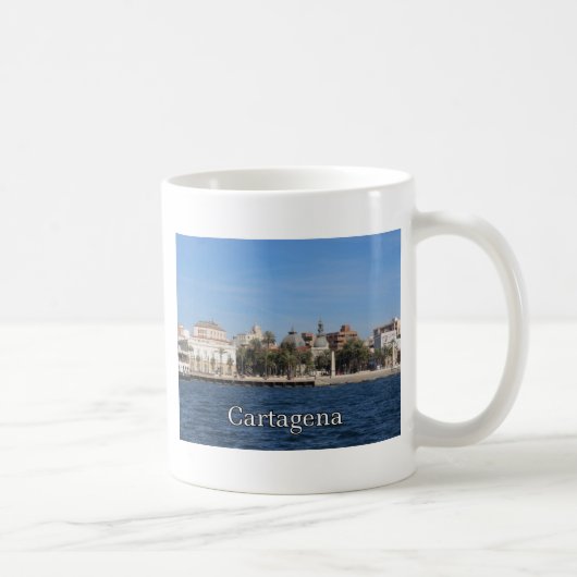 Cartagena souvenir en gift koffiemok (Rechts)