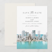 CARTANEGA Colombia Waterverf Save the Date