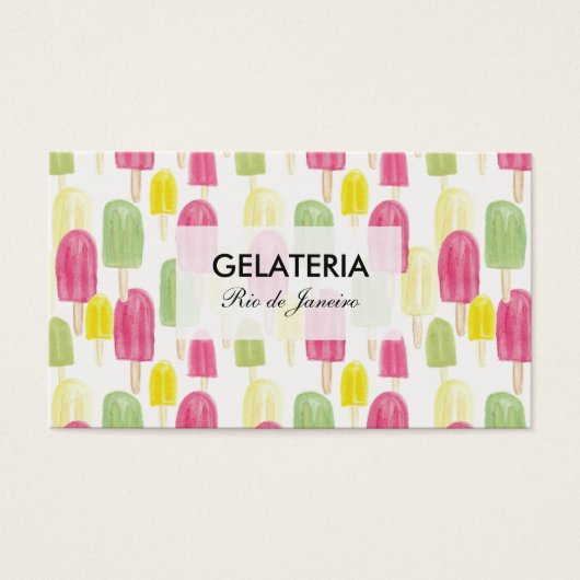 CARTÃO DE VISITA SORVETERIA (Devant)