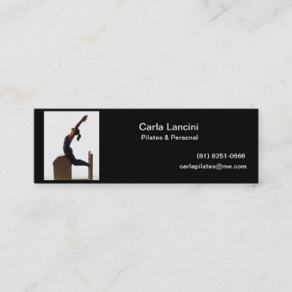 Cartão de visitas - Pilates Mini Visitekaartje