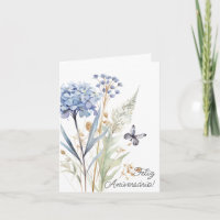 Cartão Portugais Carte d'anniversaire Fleurs sauva