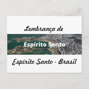 Cartão postal lembrança de Espírito Santo Briefkaart