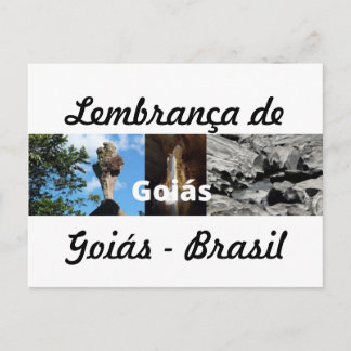 Cartão postal lembrança de Goiás Briefkaart